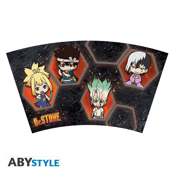 Dr. Stone - Becher mit Deckel und Strohhalm von ABYStyle