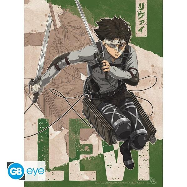 Attack on Titan - 9 Poster (21 x 29,7 cm) - Portfolio Characters S4 - AbyStyle