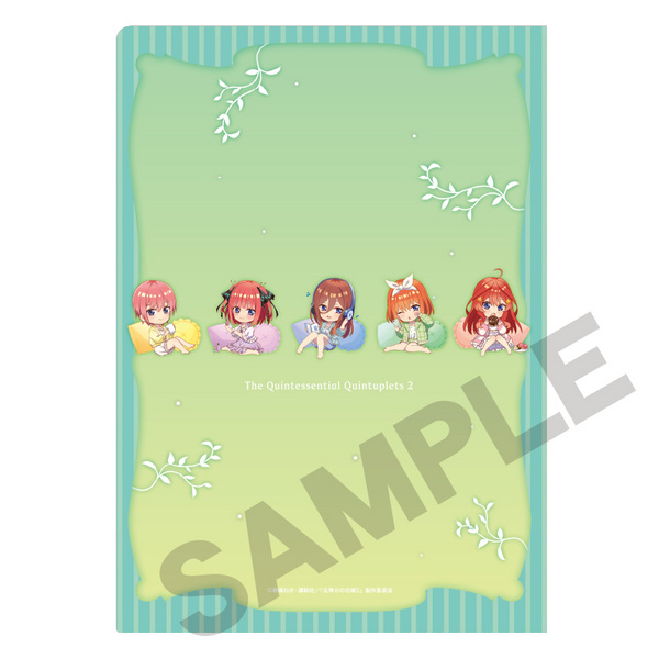 The Quintessential Quintuplets Season 2 (Mint Nobicolo) - Clear File / Aktenhülle - Crux