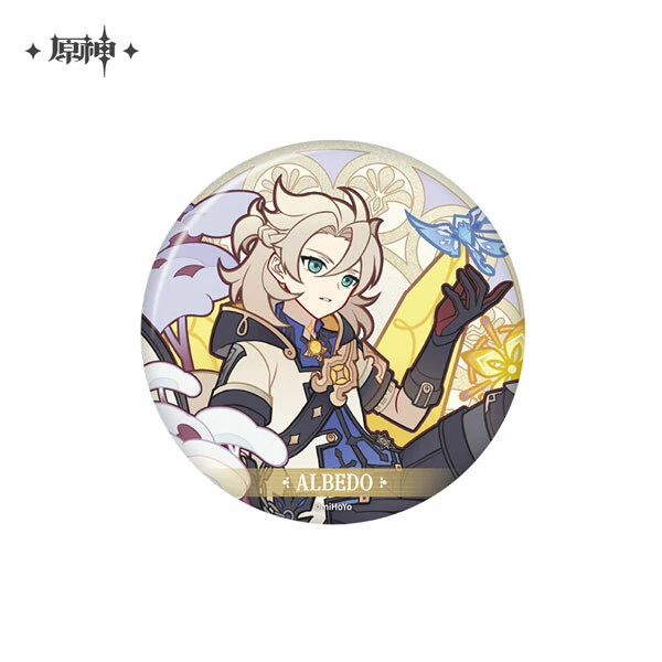 Albedo - Genshin Impact - Button (Windblume's Breath Series) - miHoYo