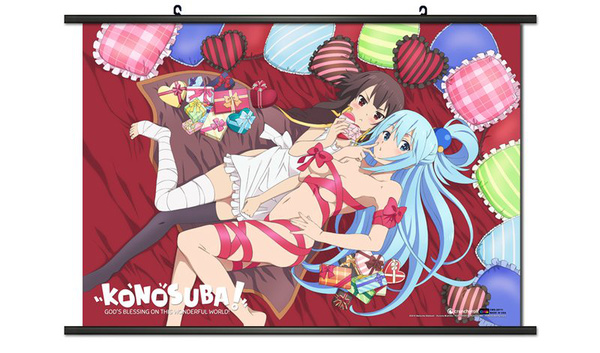 Aqua & Megumin - Wallscroll - Konosuba - 29711