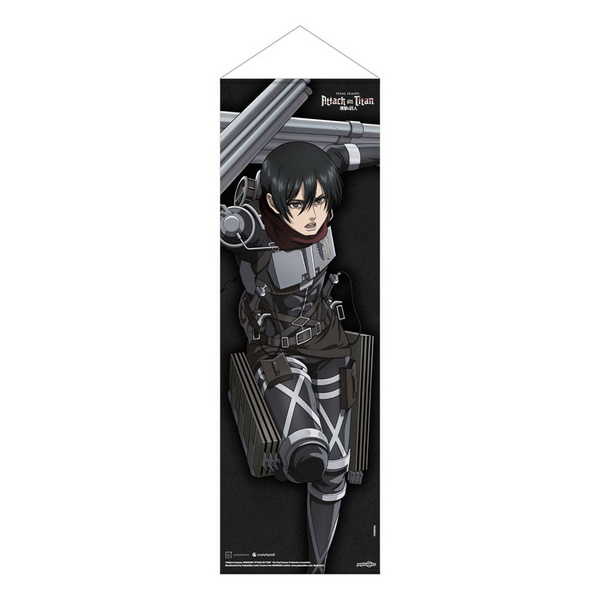 Mikasa Ackermann - Attack on Titan: The Final Season - Slim Wall Scroll - POPbuddies