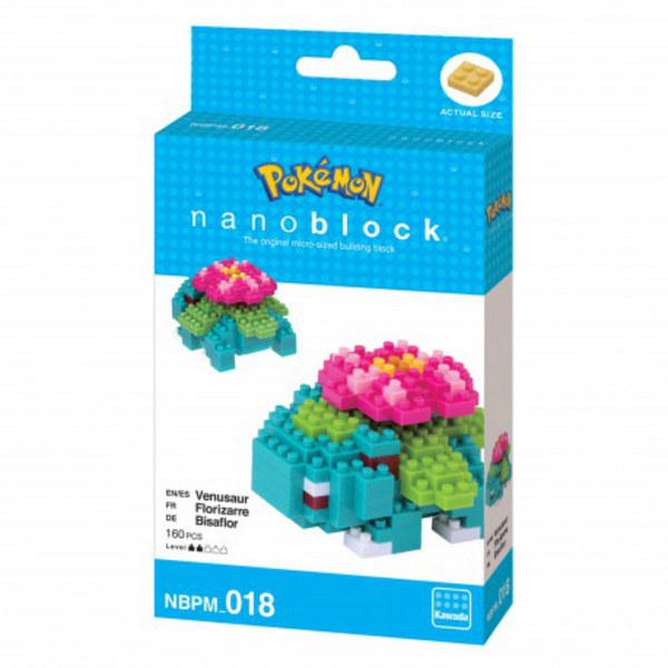 Bisaflor Venusaur Florizarre - Pokémon // Mini series NANOBLOCK