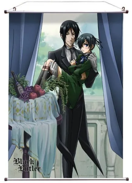 Black Butler - Wall-Scroll - Sebastian & Ciel - 60 x 90 cm - Sakami Merchandise