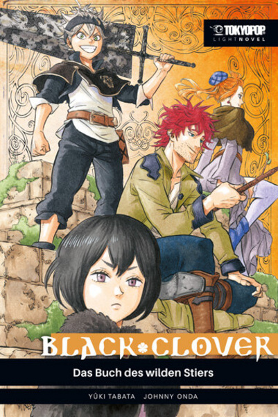 Black Clover - Das Buch des wilden Stiers - Tokyopop - Light Novel Band 1