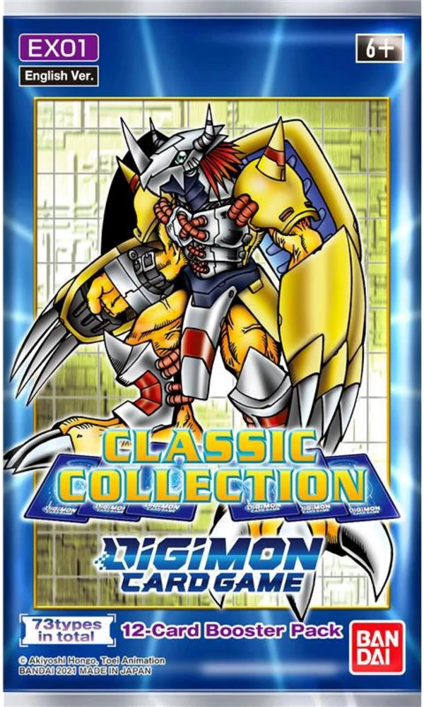 Classic Collection (EX-01) - Digimon Card Game - Booster Display - Englisch (24 Booster mit je 12 Karten)