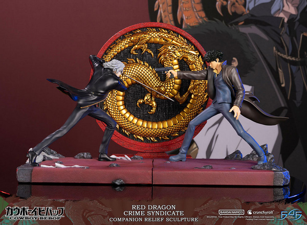 Cowboy Bebop - Skulptur - Red Dragon Crime Syndicate Companion Relief - First 4 Figures