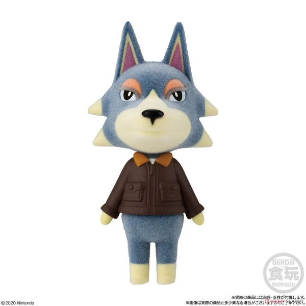 Weber / Wolfgang / Robo - Minifigur mit beflockter Oberfläche - Animal Crossing: New Horizons - Bandai