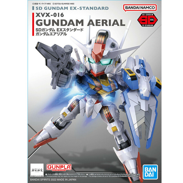 XVX-016 Gundam Aerial - Mobile Suit Gundam: The Witch From Mercury - SD Gundam EX-Standard - Modelkit - Bandai Spirits