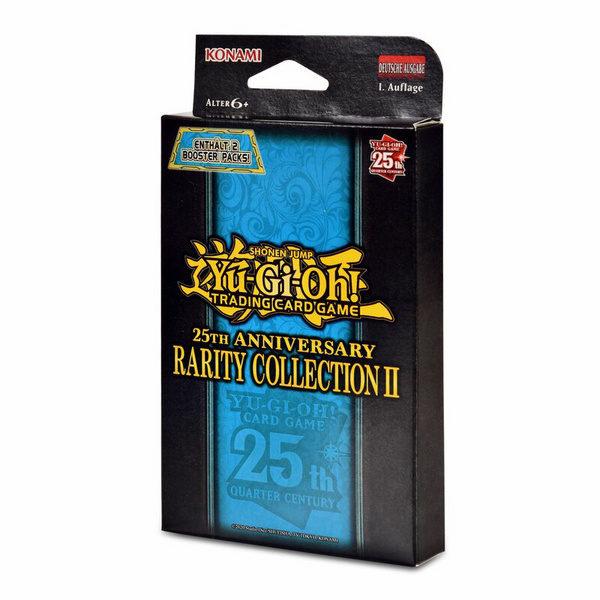 DE - Yu-Gi-Oh! TCG - 25th Anniversary Rarity Collection II - Double Pack (enthält 2 Booster mit 9 Karten pro Pack)