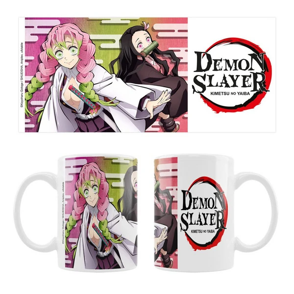 Mitsuri & Nezuko - Demon Slayer - Keramiktasse - Sakami Merchandise