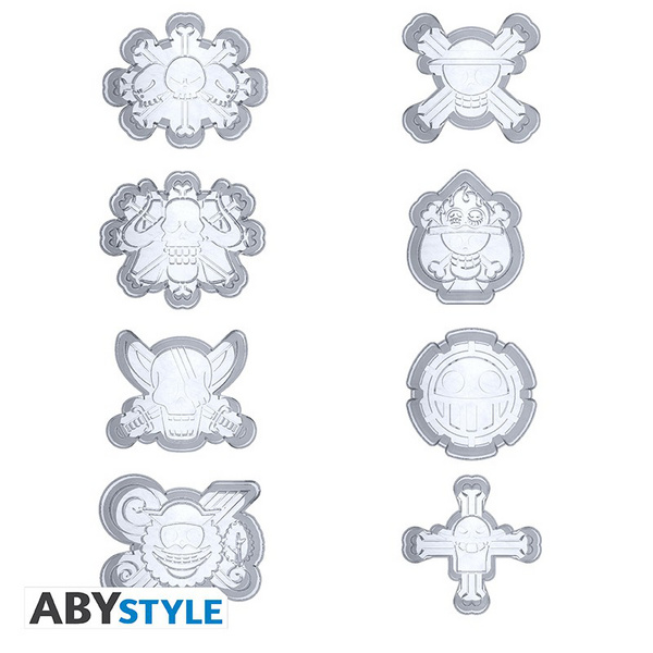 Eiswürfel-Formen/ Eiswürfel-Behälter Totenköpfe/ Emblem - One Piece - AbyStyle