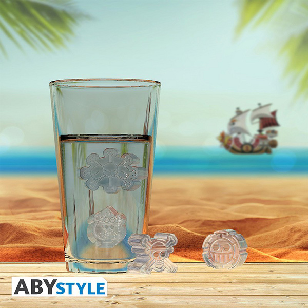 Eiswürfel-Formen/ Eiswürfel-Behälter Totenköpfe/ Emblem - One Piece - AbyStyle