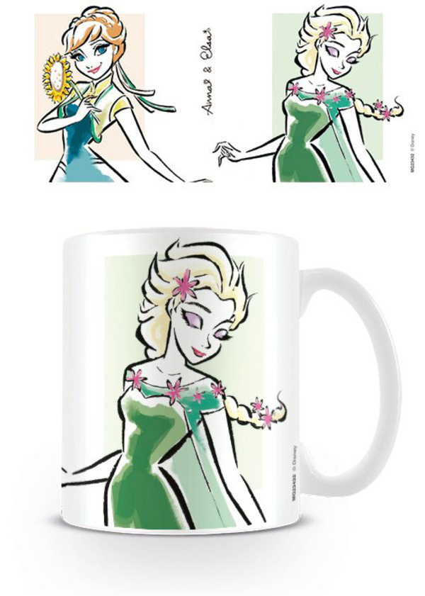 Elsa & Anna Illustration - Frozen Tasse