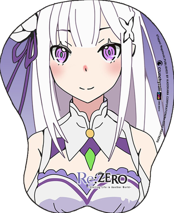 Emilia - 3D Mouse Pad / Oppai Mouse Pad - Re:Zero - 80414