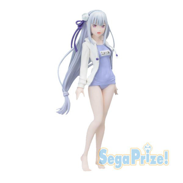 Emilia - Sukumizu Ver. - Sega PM Figur