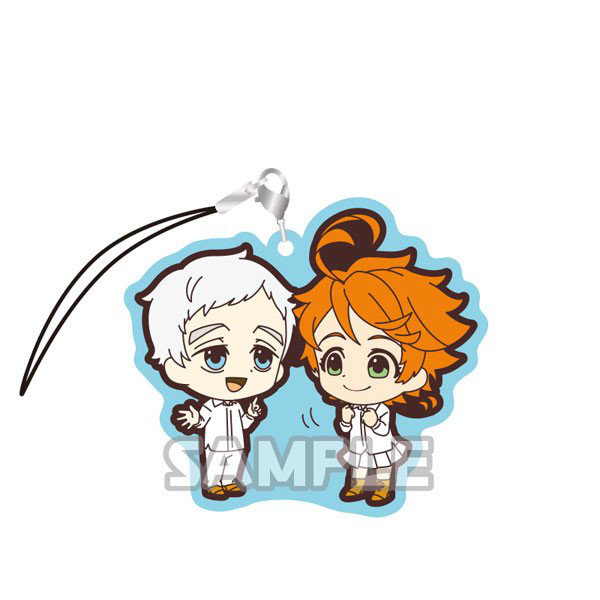 Emma und Norman - The promised Neverland Gummianhänger Duo