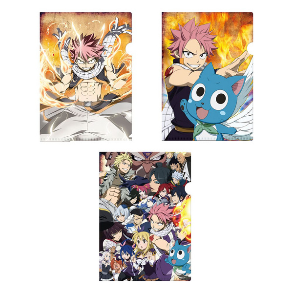 Fairy Tail - Klarsichthüllen 3er-Set - Motiv 02 - Sakami Merchandise