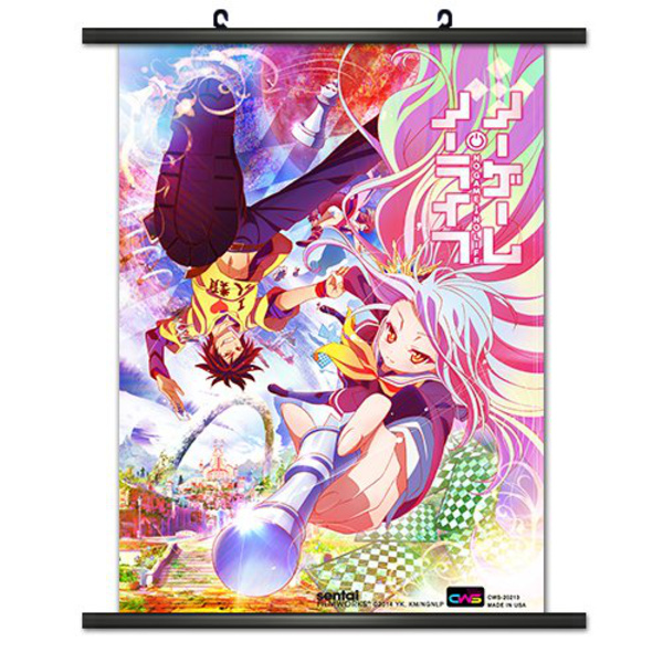 Flying Sora & Shiro - Wallscroll - No Game No Life - 20220