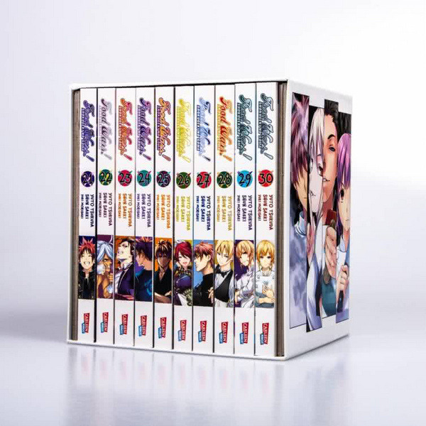 Food Wars - Shokugeki No Soma - Carlsen - Band 21 - 30 im Sammelschuber mit Extra