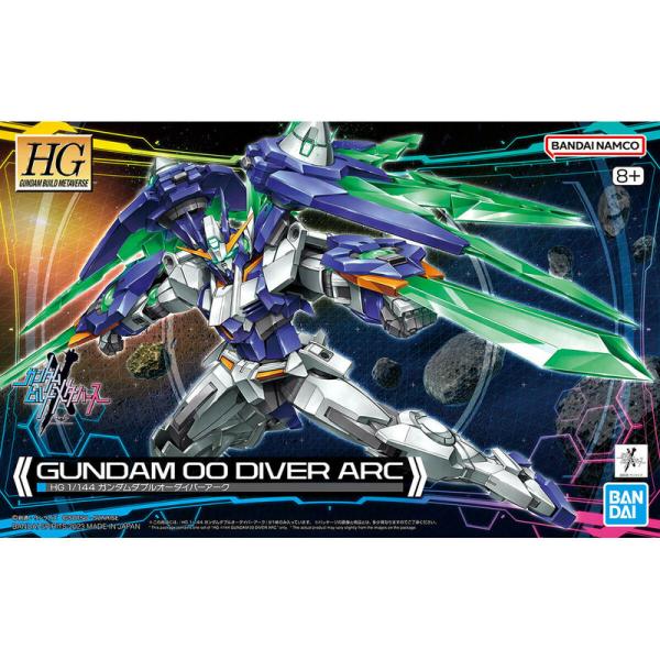 GN-0000DVR/II Gundam 00 Diver Arc - Gundam Build Metaverse - HGGBM 1/144 - Modelkit - Bandai Spirits