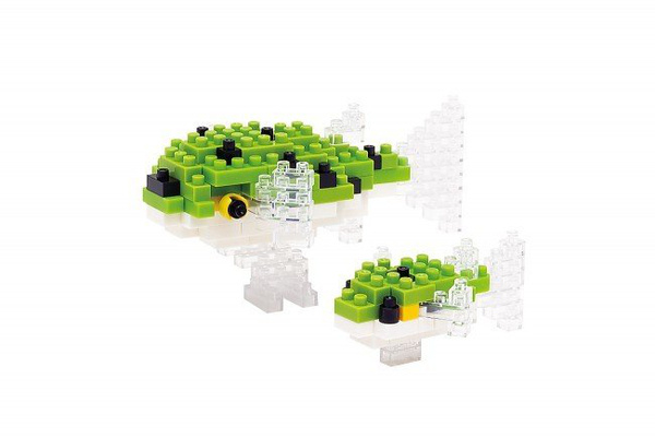 Grünfleckenkugelfisch - Nanoblock Mini Series