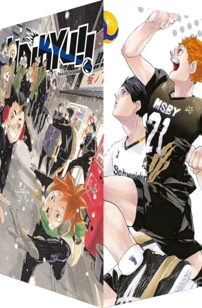 Haikyu!! Sammelbox 5 - crunchyroll - Band 45 mit Sammelschuber