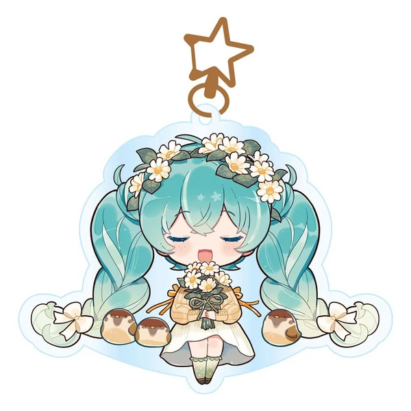 Kawaii Autumn Time - Hatsune Miku - Acryl Schlüsselanhänger - POPbuddies