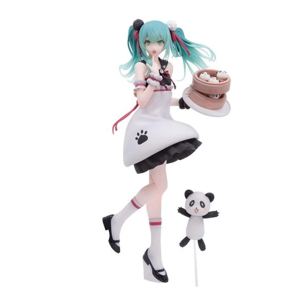 Hatsune Miku - SPM PVC Statue - Street Miku Panda Bun - Sega