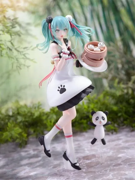 Hatsune Miku - SPM PVC Statue - Street Miku Panda Bun - Sega