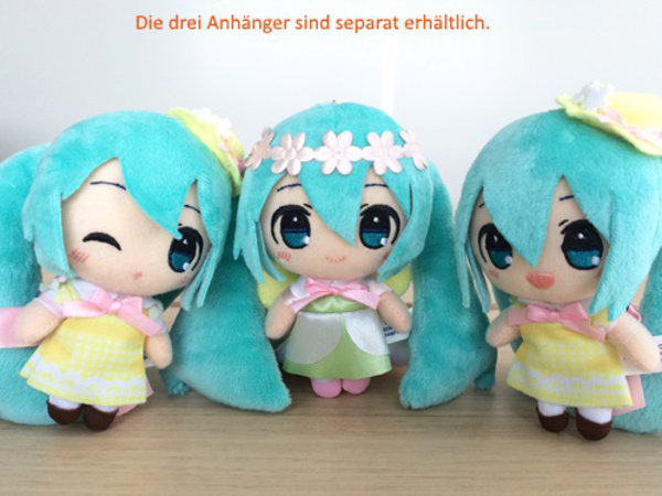 Hatsune Miku Spring Time (C) - Hut und Zwinkernd - Taito Plüsch-Anhänger