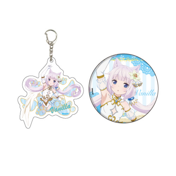 Vanilla (Angel Version) - Nekopara - Acrylanhänger & Button (Original Illustration 02) - A3