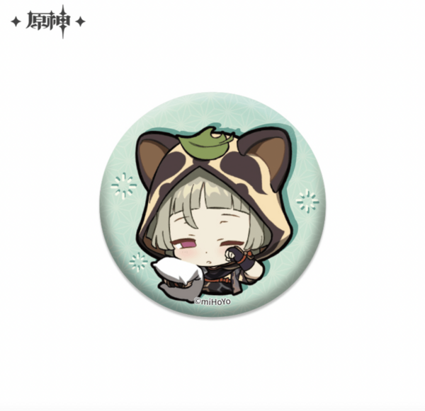 Sayu - Genshin Impact -  Chibi Stickers Glossy Badge - miHoYo