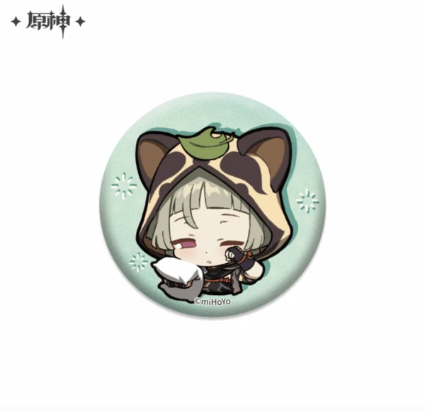 Sayu - Genshin Impact - Chibi Stickers Glossy Badge - miHoYo