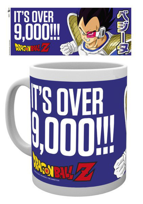 It's over 9000 - Vegeta - Dragonball Tasse 