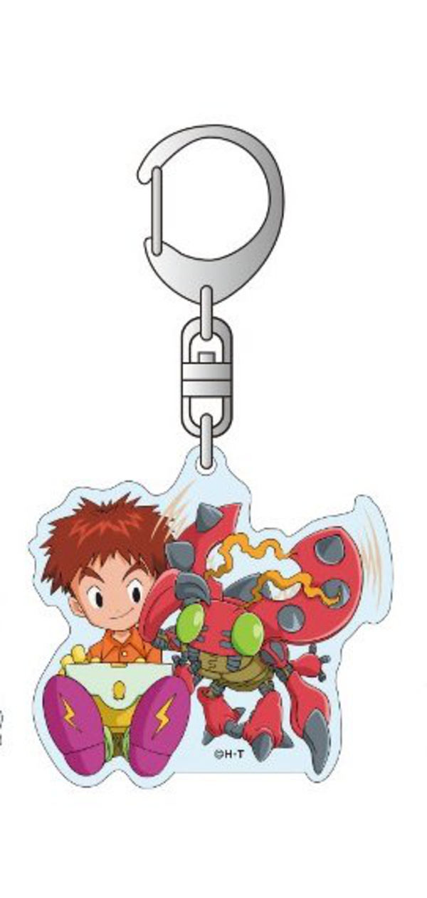 Izumi (Izzy) Koushiro und Tentomon - Digimon Acryl Schlüsselanhänger - 15th Anniversary