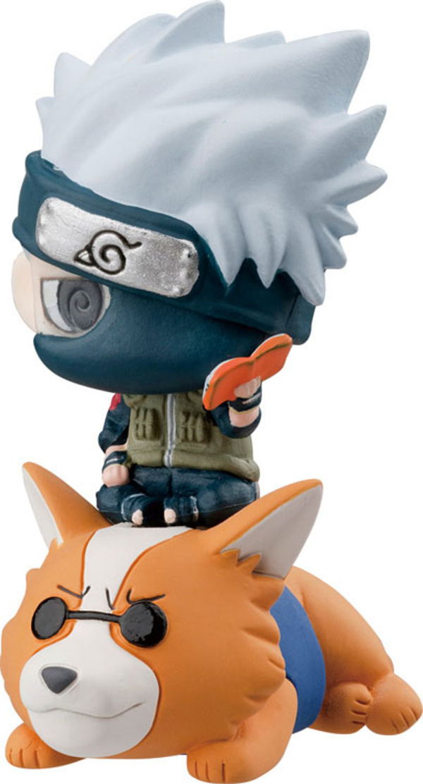 Kakashi Hatake und Akino - Beschwörungsjutsu / Kuchiyose no Jutsu - Set 2 - Naruto Petit Chara Land