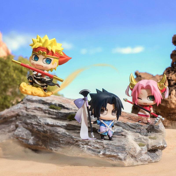 Komplettset - Naruto Petit Chara Land - Saiyuki Series (4 Figuren)