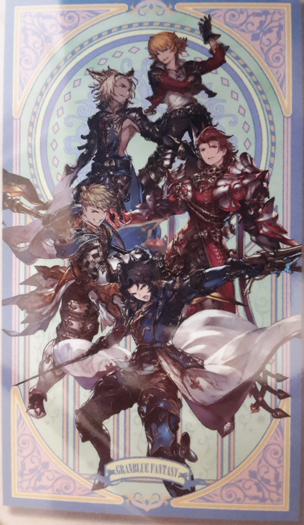 Lancelot, Percival, Vane, Feather und Lowain - Granblue Fantasy - Wandtuch