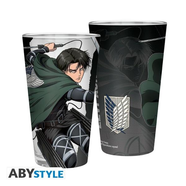 Levi Ackerman - Attack on Titan - großes Glas - AbyStyle 