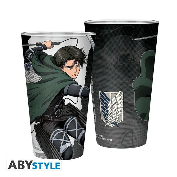 Levi Ackerman - Attack on Titan - großes Glas - AbyStyle 