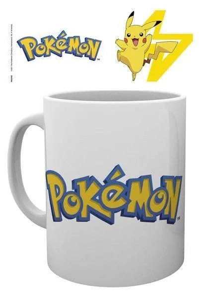 Logo und Pikachu - Pokemon Tasse 