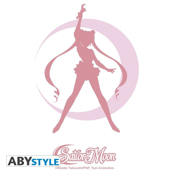 Logo und Silhouette - Sailor Moon Glas