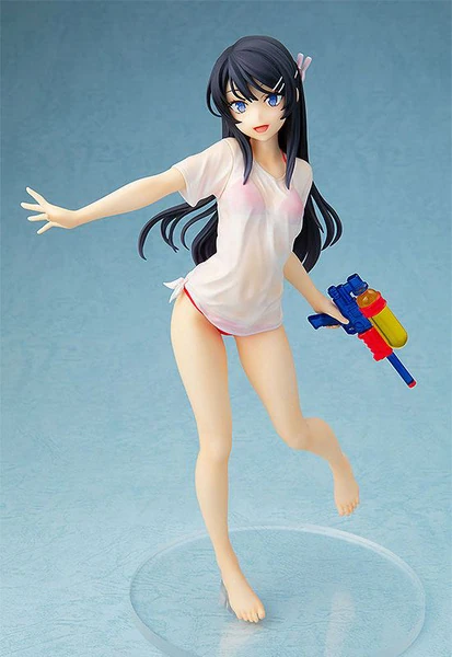 Mai Sakurajima - Water Gun Date - Chara-Ani