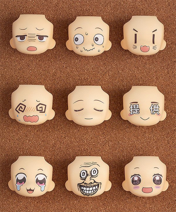 Manzoku Gesicht -Nendoroid More: More Face Swap 02 