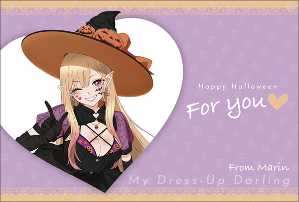 Marin Kitagawa - My Dress-Up Darling / More Than a Doll - Greeting Set Marin & Halloween (Acrylfigur, großes Handtuch & Postkarte) - Movic