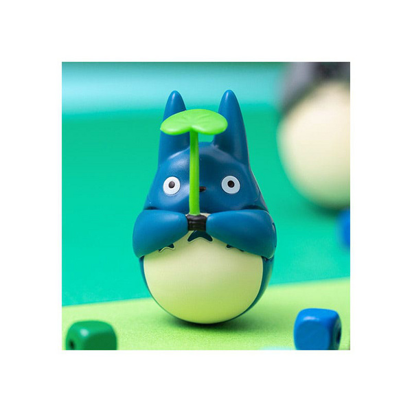 Mittlerer Totoro mit Blatt - Mein Nachbar Totoro - Figur mit rundem Boden - Semic [B-Ware]