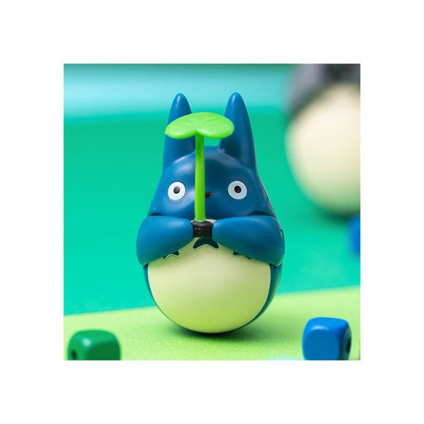 Mittlerer Totoro mit Blatt - Mein Nachbar Totoro - Figur mit rundem Boden - Semic