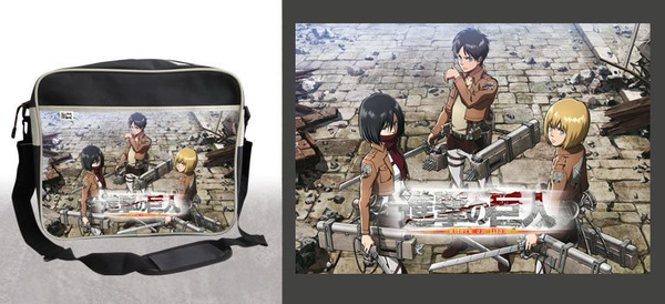 Messenger Bag - Eren, Armin und Mikasa - ATO