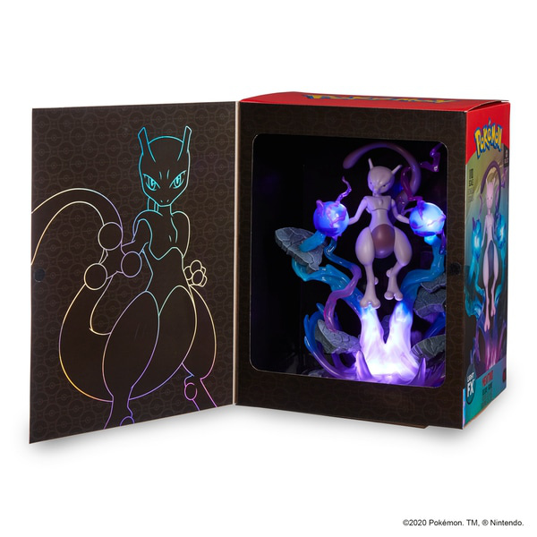 Mewtu - Pokémon Deluxe Statue mit Leuchtfunktion - Jazwares